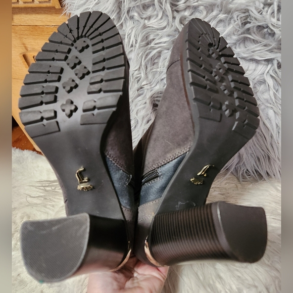 Juicy Couture/ Livia Ankle Boots In Charcoal - Picture 6 of 7